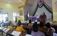 Bimas Katolik Kemenag Asahan Ikuti Perayaan Ekaristi (Misa) Rabu Abu