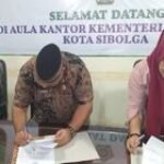 Perkuat Sinergitas terhadap Perlindungan Perempuan dan Anak, Kankemenag Sibolga Tandatangani MoU