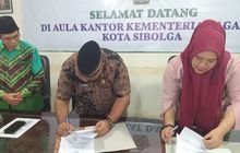 Perkuat Sinergitas terhadap Perlindungan Perempuan dan Anak, Kankemenag Sibolga Tandatangani MoU