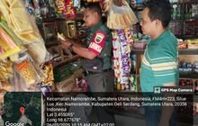 Pantau Harga Sembako, Babinsa Koramil 14/PB Kunjungi Kios Salah Satu Pedangan Untuk Cek Harga