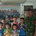 BABINSA KORAMIL 0201-06/MS SAMBANGI PANTI ASUHAN TABAH KASIH YANG BERADA DIWILAYAH BINAANNYA