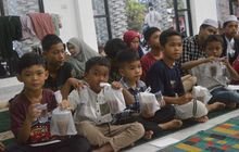 Buka Puasa Plus Santunan, UPZ Kemenag Palas Tebar Senyum di Desa Binanga