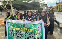 Menumbuhkan Semangat Berbagi Siswa MTsN 2 Asahan Menggelar Aksi Berbagi Takjil di Bulan Suci Ramadan
