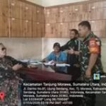 Babinsa Koramil 0201-16/TM Melaksanakan Komsos dengan Perangkat Desa Bangunsari Dibulan Suci Ramandhan