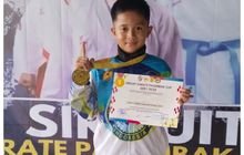 Kisah Inspiratif Rasyid, Anak TKI Berprestasi Cabor Karate Junior