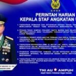 Perintah Harian Kasau Marsekal TNI M Tonny Harjono: Wujudkan TNI AU yang Profesional dan Berintegritas