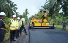 Wakil Bupati Kabupaten Asahan Tinjau Pelaksanaan Peningkatan Infrastruktur Jalan