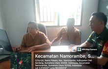 Sambangi Kantor Desa Babinsa Koramil 0201-14/PB Tingkatkan Kerja Sama Yang Baik Dengan Perangkat Desa