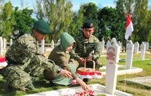Jelang Peringatan HUT Kostrad ke-64, Yonif 330 Kostrad Ziarah ke TMP Cikutra