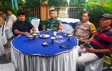 Babinsa Koramil 0201-16/Tanjung Morawa Monitoring Kegiatan Halal Bihalal di Desa Tanjung Morawa A
