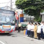 Suksesi Haji, Kakankemenag Asahan Lepas Rombongan Jemaah Manasik Haji Bersama Bank Sumut
