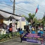 Drumband FAZANSU MTsN 1 Medan Semarakkan Pawai Ta'aruf Pembukaan MTQ ke-58 Kota Medan