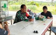 BABINSA KORAMIL 0201-14/PB TETAP MONITOR DESA NYA WALAUPUN HARI LIBUR