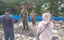Babinsa Serka Wijayanto Laksanakan Himbauan Larangan Bakar Sampah Sembarangan