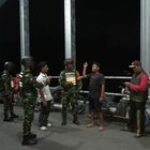 CIPTAKAN KONDISI WILAYAH DALAM KEADAAN AMAN TNI POLRI BERSAMA MUSPIKA PATROLI DI MALAM HARI