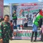 Babinsa Koramil 0201-16/TM Monitoring Aksi Galang Dana Bela Palestina oleh BKRM se-Tanjung Morawa