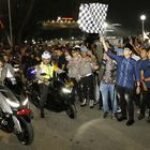 Rico Waas Lepas Rombongan Unsur Forkopimda Sumut Tinjau Pospam di Malam Lebaran