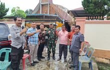 Babinsa Pulo Brayan Bengkel Baru Amankan Ibadah Paskah di Gereja Katolik Santo Paulus