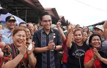 Sudah Berlangsung 2 Tahun, Rico Waas Tinjau Tanah Amblas di Pasar Induk Lau Cih