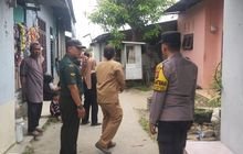 Babinsa Desa Manunggal Dampingi Pengukuran Tanah di Desa Binaan