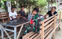 Babinsa Berikan Motivasi kepada Pemuda di Desa Binaan