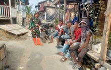 Bati Tuud Koramil 10/MM Serka Parmiono Wujudkan Kemanunggalan TNI Dan Rakyat Ciptakan Stabilitas Kamtibmas Tetap Kondusif