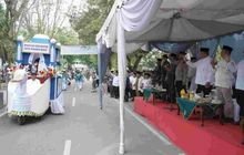 Bupati Asahan Melepas Parade Kafilah MTQ ke-56 Tingkat Kabupaten Asahan