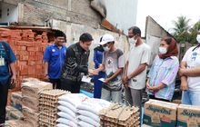 Ricky Anthony Kunjungi dan Bantu korban Kebakaran di Bahorok