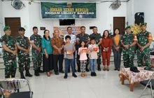 Panti Asuhan Wilayah Binaan Koramil-0201-08/MA Menjadi Sasaran Pemberian MSB Kodam I/BB