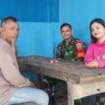 Melalui Komsos Babinsa Sampaikan Pesan Jaga Ketertiban dan Kebersihan Lingkungan