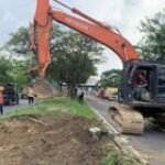 Hasil Atensi Pimpinan DPRD Medan, Median Jalan di Pintu Tol Bandar Selamat Dibongkar