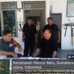 BABINSA KORAMIL 0201-14/PB LAKSANAKAN KOMSOS BERSAMA SECURITY PT GALATTA LESTARINDO DI DESA PERTAMPILAN