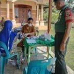Babinsa Koramil 14/Pb Mendampingi Kegiatan Penerapan Integrasi Pelayanan Kesehatan Primer (ILP) di Desa Binaan