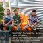 BABINSA 0201-14/PB DUDUK SANTAI DENGAN WARGA DAN TOKOH MASYARAKAT DI WILAYAH BINAAN