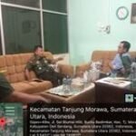 Danramil 0201-16/TM Jalin Silaturahmi dengan Manager PT. Pokphan