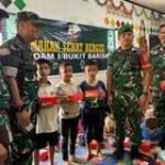 Koramil 0201-01/MP Bantu Penyaluran Makanan Sehat Bergizi dari Kodam I/BB