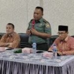 DANRAMIL 0201-06/MS HADIRI ACARA RAPAT PERTEMUAN MINI LOKAKARYA BERSAMA BKKBN DI KECAMATAN MEDAN SUNGGAL