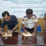 Tingkatkan Kualitas Pelayanan, Dishub Asahan dan PT PLN Lakukan Kerjasama Pengelolaan PJU