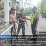 BABINSA KELURAHAN HELTIM.KEC MEDAN HELVETIA MELAKSANAKAN KOMSOS DAN SILAHTUHRAMI DENGAN SECURITY WILAYAH BINAAN