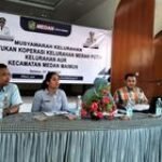 Babinsa Koramil 0201-05/MB Hadiri Muskel Pembentukan Koperasi Merah Putih Kel. Aur