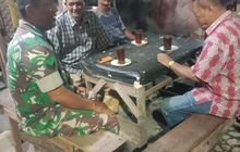 Dalam Komsosnya Babinsa Koramil 0201-05/MB Ajak Warga Tingkatkan Kamtibmas