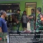 Babinsa Desa Tanjung Baru Bersama Pers Koramil 0201-16/TM Melerai Perkelahian Bersenjata Tajam Antar Warga
