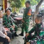 Babinsa Komsos Dengan Bhabinkamtibmas, Bahas Keamanan dan Ketertiban Wilayah