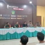 Dalam Rangka Percepatan Pembangunan, Personel Koramil 0201-10/MM Hadiri Pembentukan Pokmas Di Wilayah