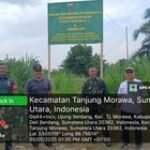 Babinsa 0201-16/TM Mendampingi Tim Ster Kodam 1/BB Meninjau Lahan dan mendirikan plang Untuk Membuat lahan Ketahanan Pangan Di Wilayah Tanjung Morawa