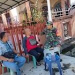 DI HARI LIBUR BABINSA TETAP JALIN KEAKRABAN LAKSANAKAN KOMSOS BERSAMA WARGA BINAAN