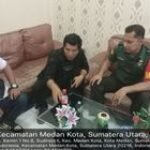 Babinsa Koramil 0201-04/MK Ajak Kepling Saling Bekerjasama Untuk Keamanan Di Lingkungan