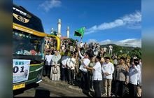 Komandan Batalyon C Brimob Polda Sumut Hadiri Pemberangkatan Jemaah Haji Kloter 20 Tapsel Tahun 2025