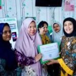 Ketua TP PKK Langkat Ny. Endang Kurniasih Ajak Perempuan Pematang Jaya Aktif Ikuti Tes IVA