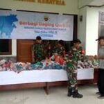 Koramil 0201-16/Tanjung Morawa Salurkan Hewan Kurban pada Hari Raya Idul Adha 1446 H